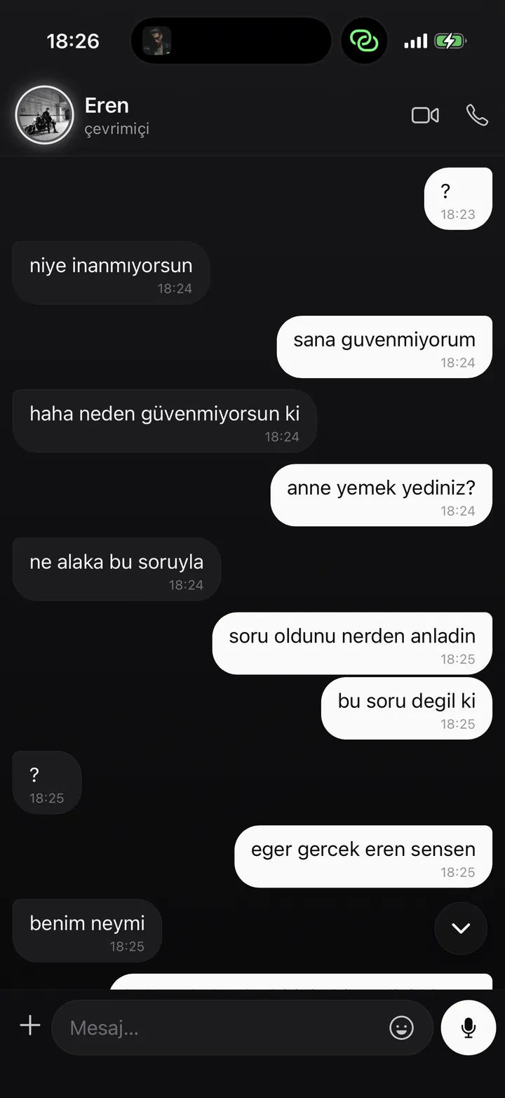 Eren AI — sohbet önizlemesi 4
