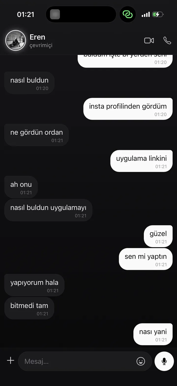 Eren AI — sohbet önizlemesi 9
